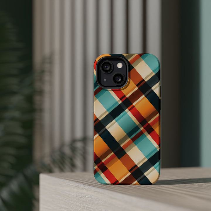 Checkered Plaid Magsafe Gift for Her Cute Phone Case for Iphone, | iPhone 16 | iPhone 15 Pro Max, Iphone 14 Pro Max, 13 12 11 10 9 8 7 - Studio40ParkLane