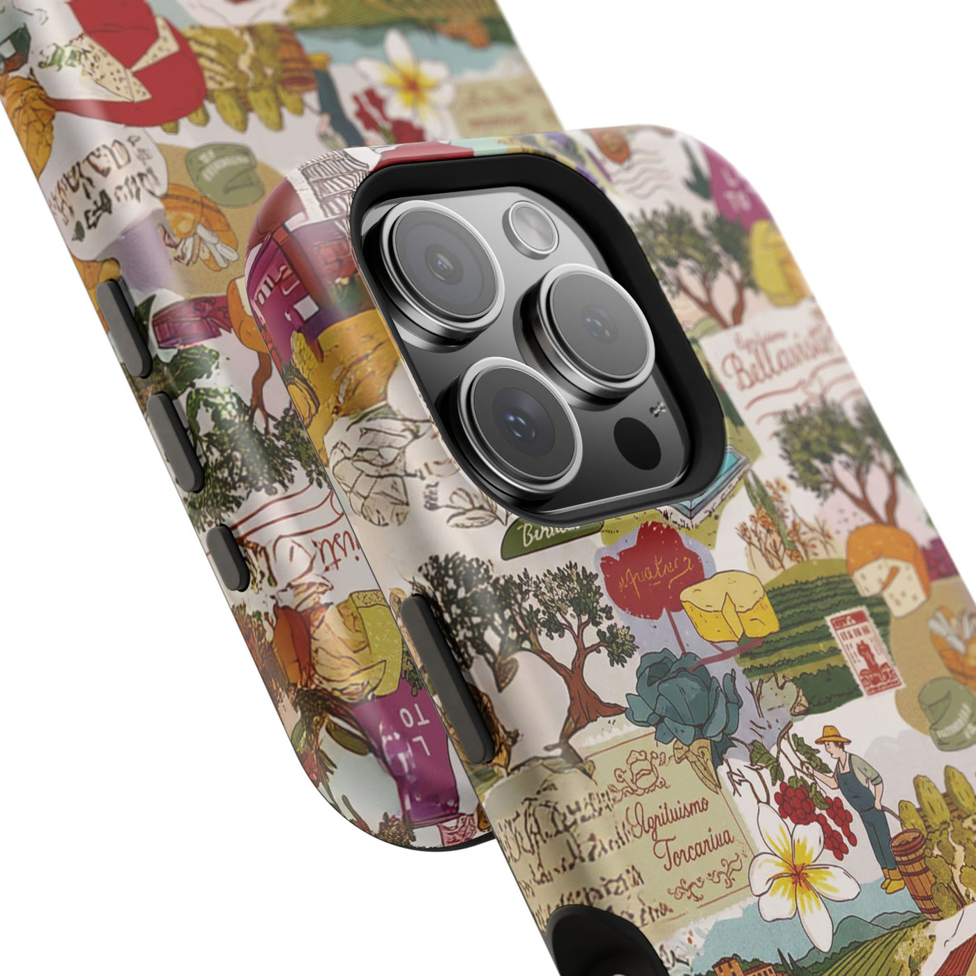 Italy Tuscany Coquette Collage Tough Magsafe Cute Phone Cases for Iphone | iPhone 17 Pro Max Case, Iphone 16, Iphone 15 14 13 12 11 10 9 - Studio40ParkLane