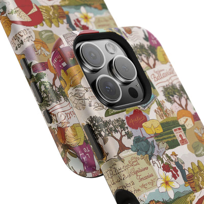 Italy Tuscany Coquette Collage Tough Magsafe Cute Phone Cases for Iphone | iPhone 17 Pro Max Case, Iphone 16, Iphone 15 14 13 12 11 10 9 - Studio40ParkLane