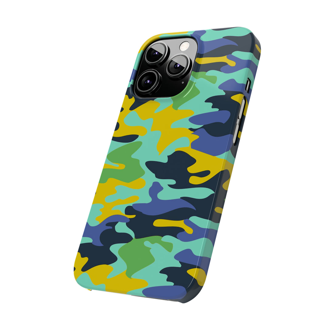 Slim Cute Phone Cases for Iphone - | iPhone 15 Case | iPhone 15 Pro Max Case, Iphone 14 Case, Iphone 14 Pro Max, Iphone 13, Late Spring Camouflage - Studio40ParkLane