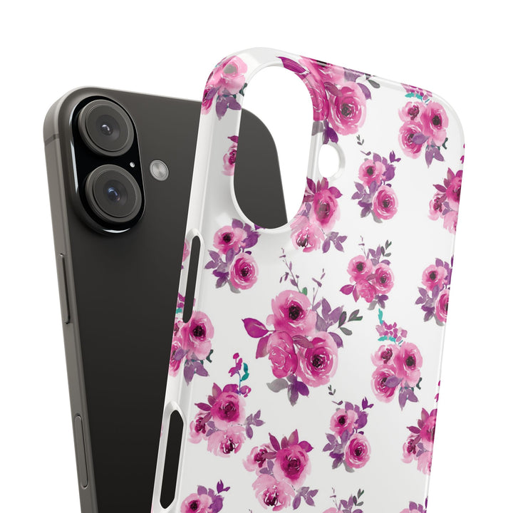 Sleek Snap Flowers Gift for Her Cute Phone Case for iPhone 16 15 14 13 12 11 X Xs Max Xr Pro Plus Samsung Galaxy S24 S23 S22 S21 S20 Ultra