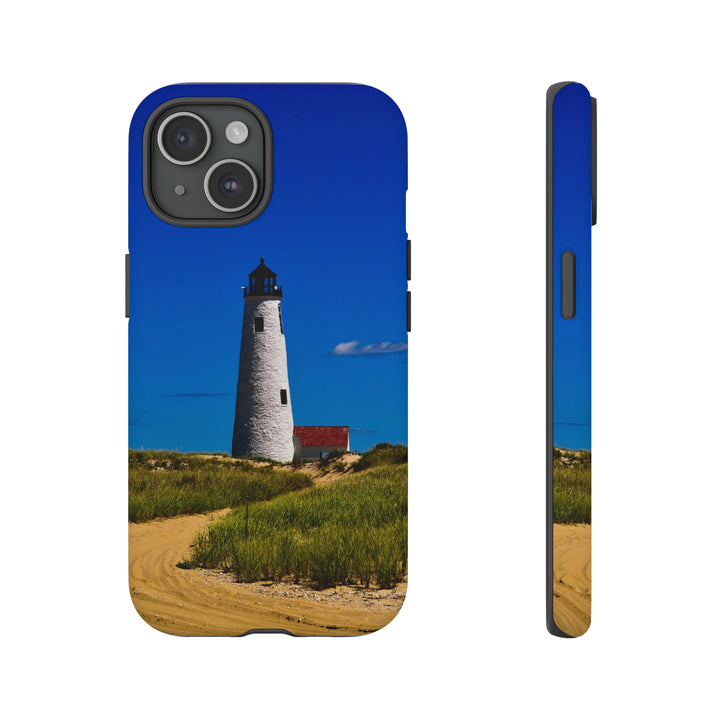 Cute IPhone Case | iPhone 15 Case | iPhone 15 Pro Max Case, Iphone 14 Case, Iphone 14 Pro Max Case IPhone Case for Art Lovers - Beach Lighthouse - Studio40ParkLane
