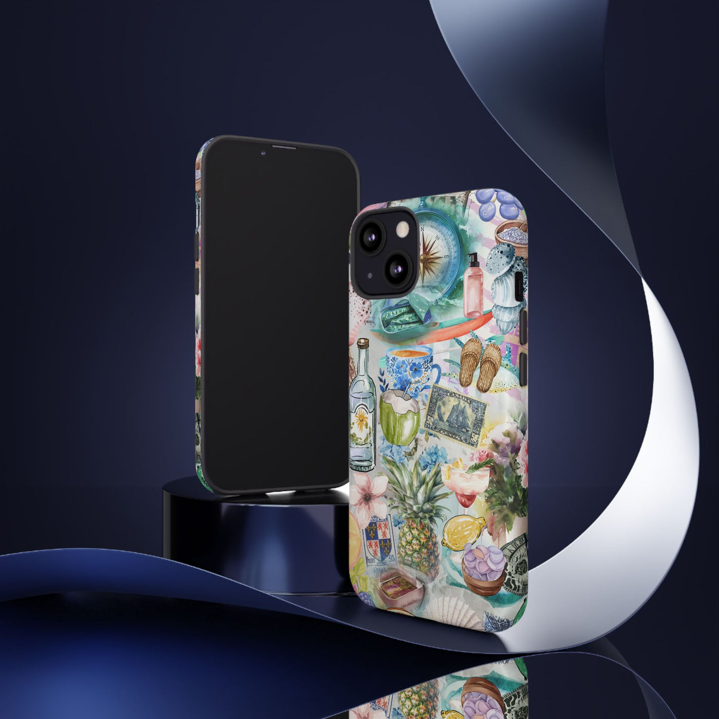 Impact Resistant, Travel Coquette Collage, Cute Phone Cases for Samsung S24, S23, S22, S21, IPhone 15 pro Iphone 14 pro Iphone 13 IPhone 12 Iphone 11