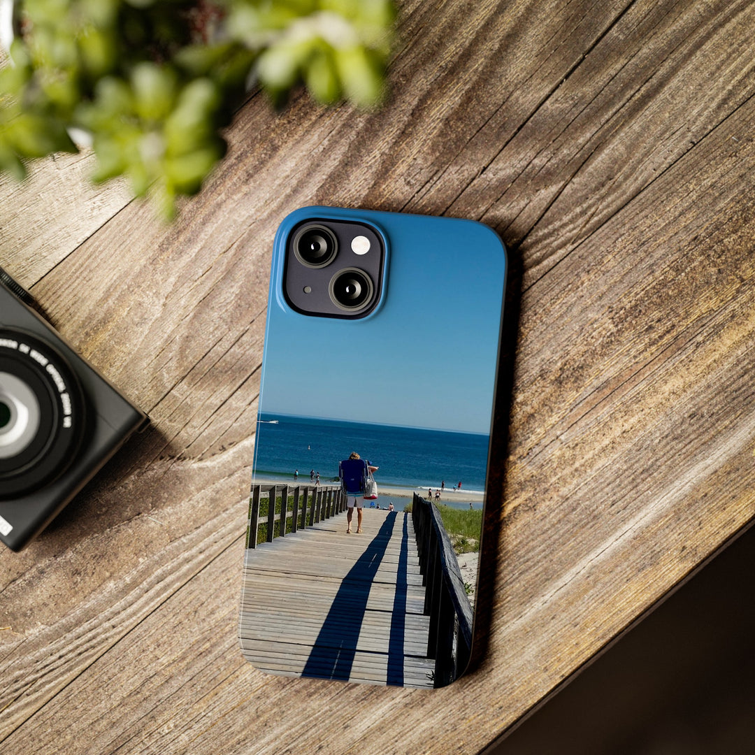 Slim Cute Phone Cases for Iphone - | iPhone 15 Case | iPhone 15 Pro Max Case, Iphone 14 Case, Iphone 14 Pro Max, Iphone 13, Summer Beach Walk - Studio40ParkLane