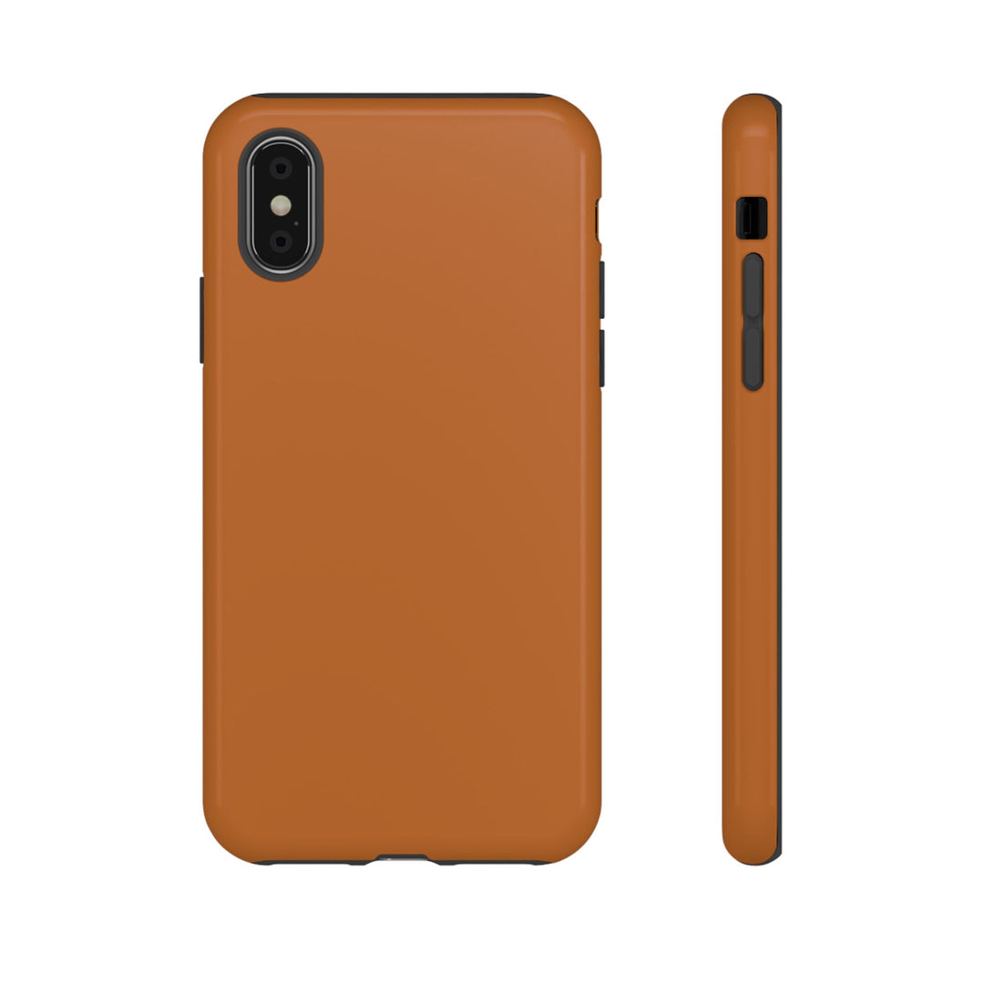Premium Tough Rusty Brown Orange Gift for Her Cute Phone Cases for Samsung S25 S24, S23, S22, S21, Iphone, 16, 15, 14, 13 Pro Max Ultra - Studio40ParkLane