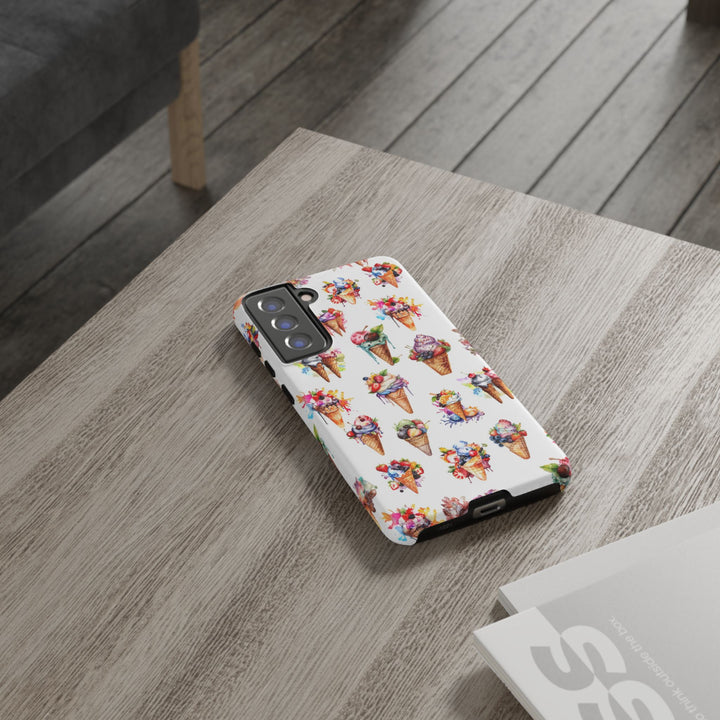 Impact Resistant, Summer Icecream, Cute Phone Cases for Samsung S24, S23, S22, S21, IPhone 15 pro, Iphone 14 pro, Iphone 13 IPhone 12, Iphone 11 - Studio40ParkLane