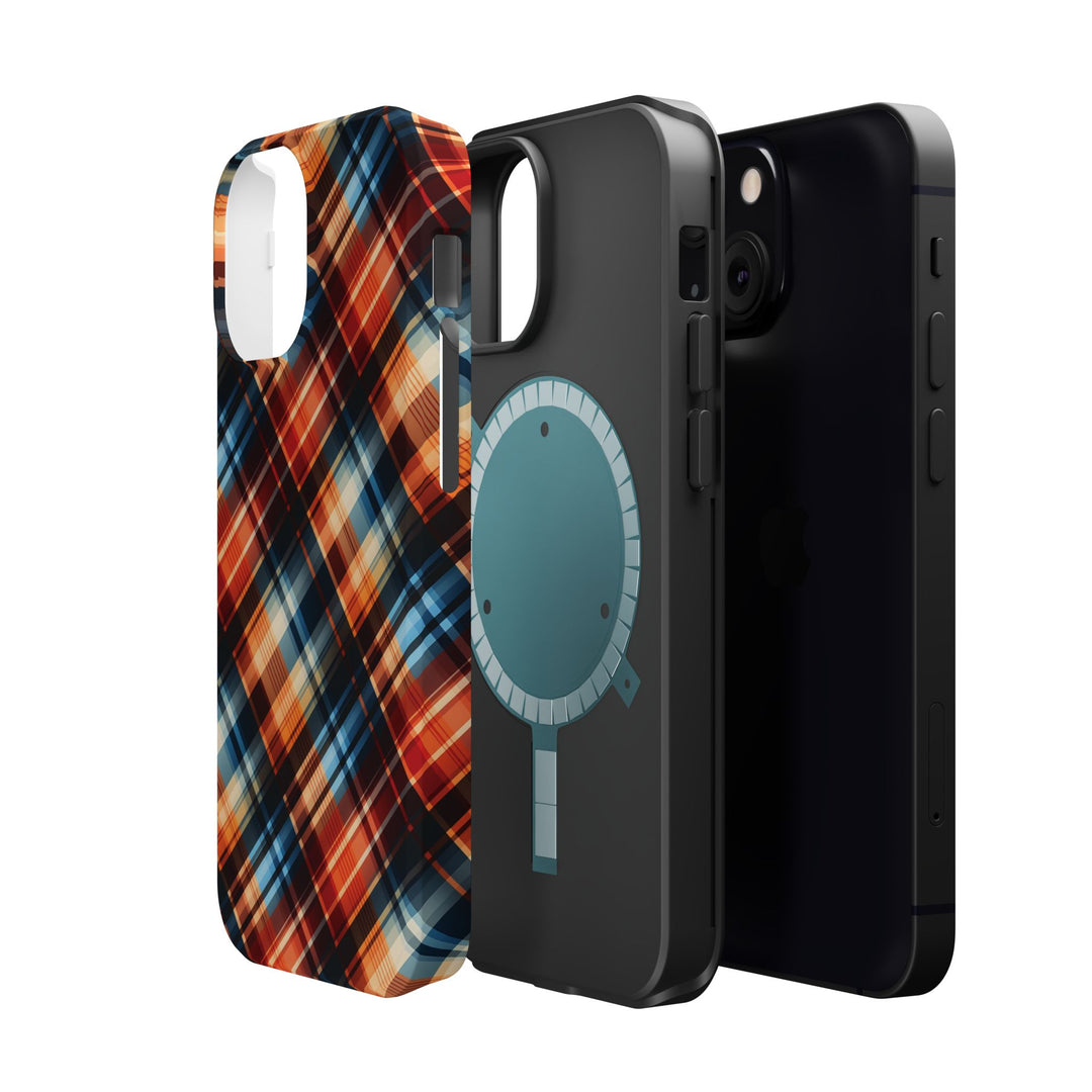 Checkered Plaid Magsafe Gift for Her Cute Phone Case for Iphone, | iPhone 16 | iPhone 15 Pro Max, Iphone 14 Pro Max, 13 12 11 10 9 8 7 - Studio40ParkLane