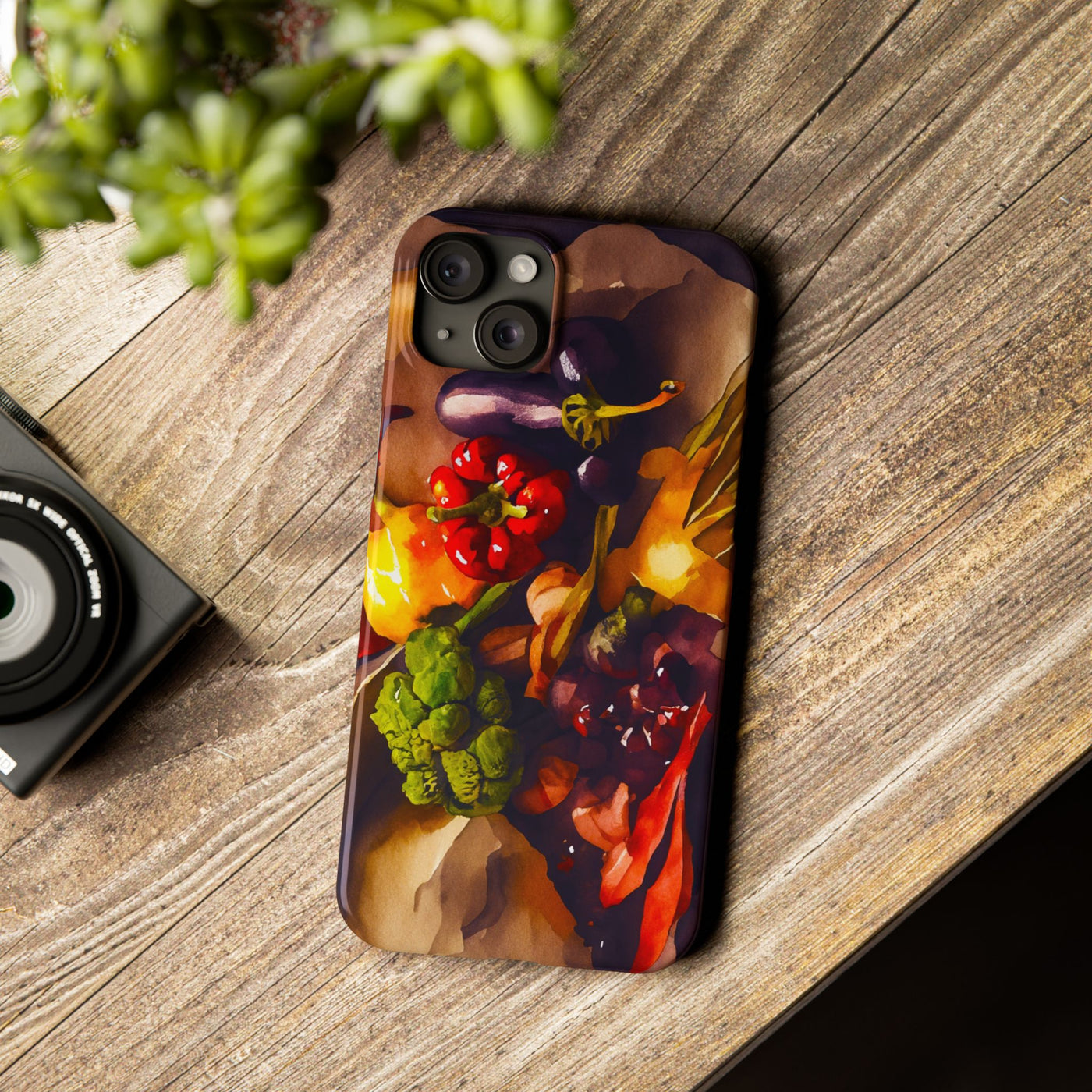 Fall Farm Vegetables Slim Cute Phone Cases for Iphone  | iPhone 15 Case | iPhone 15 Pro Max Case, Iphone 14, Iphone 14 Pro Max, Iphone 13