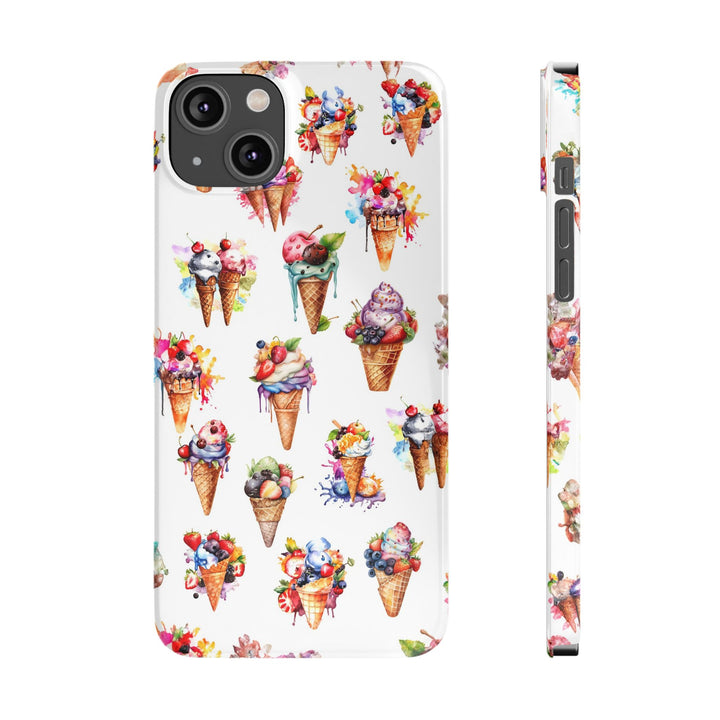 Slim Summer Ice Cream Slim Cute Phone Cases for Iphone | iPhone 15 Case | iPhone 15 Pro Max Case, Iphone 14, Iphone 14 Pro Max, Iphone 13 - Studio40ParkLane
