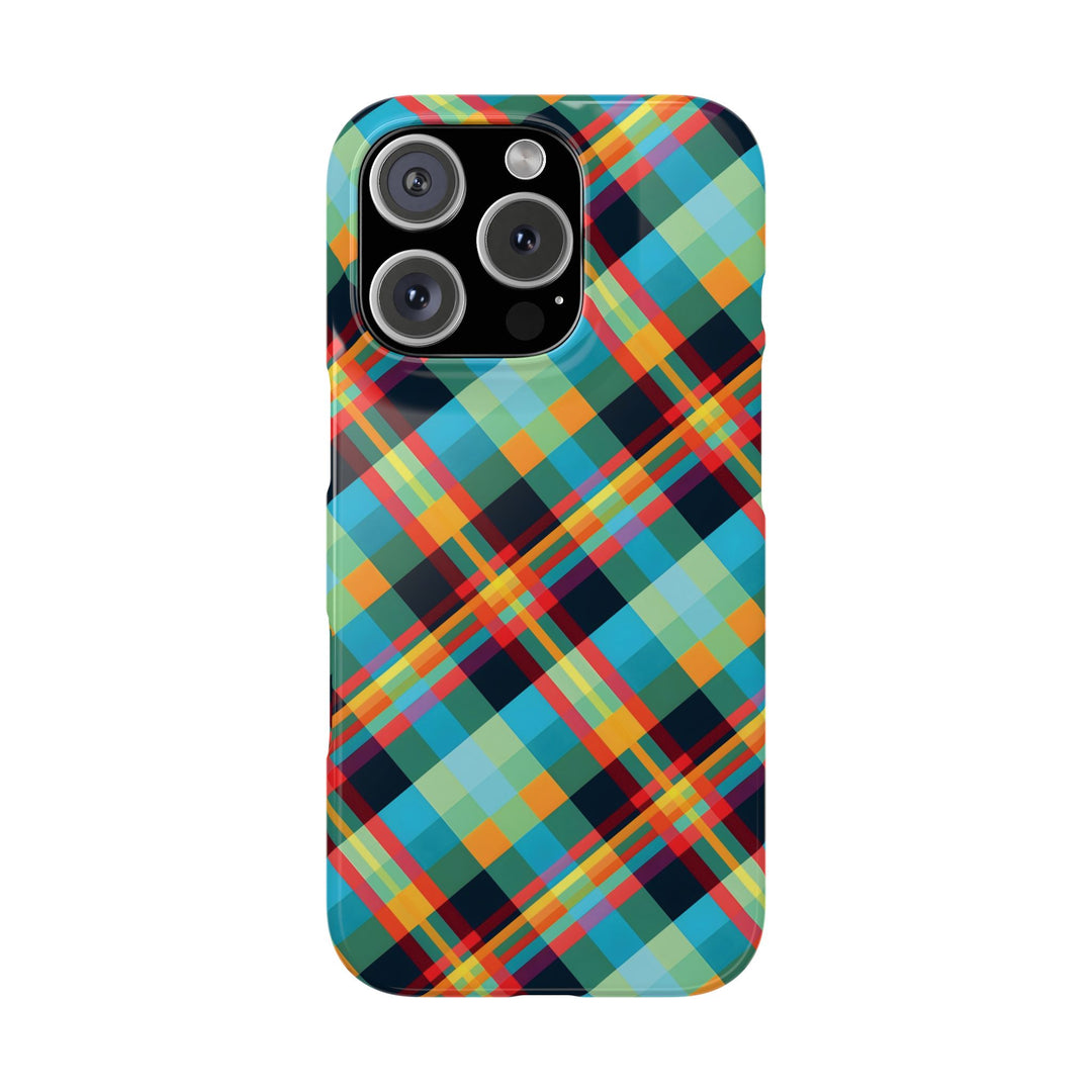 Slim Checkered Plaid Gift for Her Cute Phone Cases for Iphone 16 Pro Max | iPhone 15 Case | iPhone 15 Pro Max Case, Iphone 14, 13, 12, 11, 10, 8, 7 - Studio40ParkLane