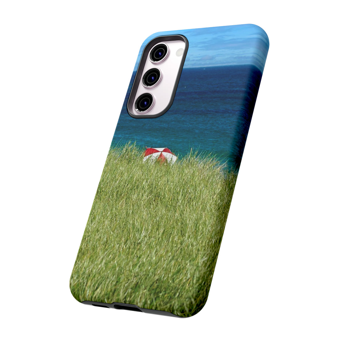 Cute Samsung Phone Case | Aesthetic Samsung Phone Case | Beach Umbrella | Galaxy S23, S22, S21, S20 | Luxury Double Layer | Cool - Studio40ParkLane
