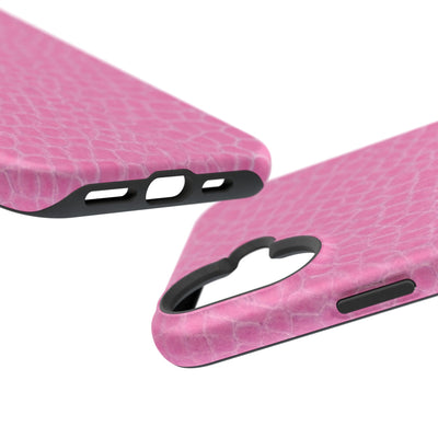Non Leather Pink Color Pattern Magsafe Cute Phone Case for Iphone Gift for Her,  | iPhone 15 Case | iPhone 15 Pro Max Case, Iphone 14, Iphone 14 Pro Max, Iphone 13, Iphone 16