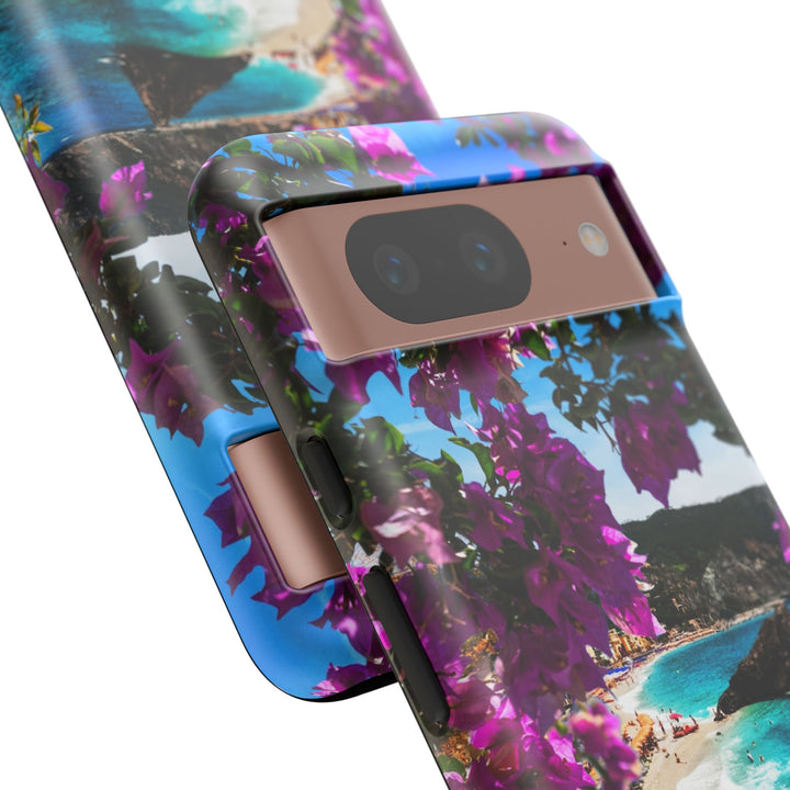 Impact Resistant, Bougainvillea Seaview, Cute Phone Cases for Samsung S24, S23, S22, S21, IPhone 15 pro Iphone 14 pro Iphone 13 IPhone 12 Iphone 11 - Studio40ParkLane