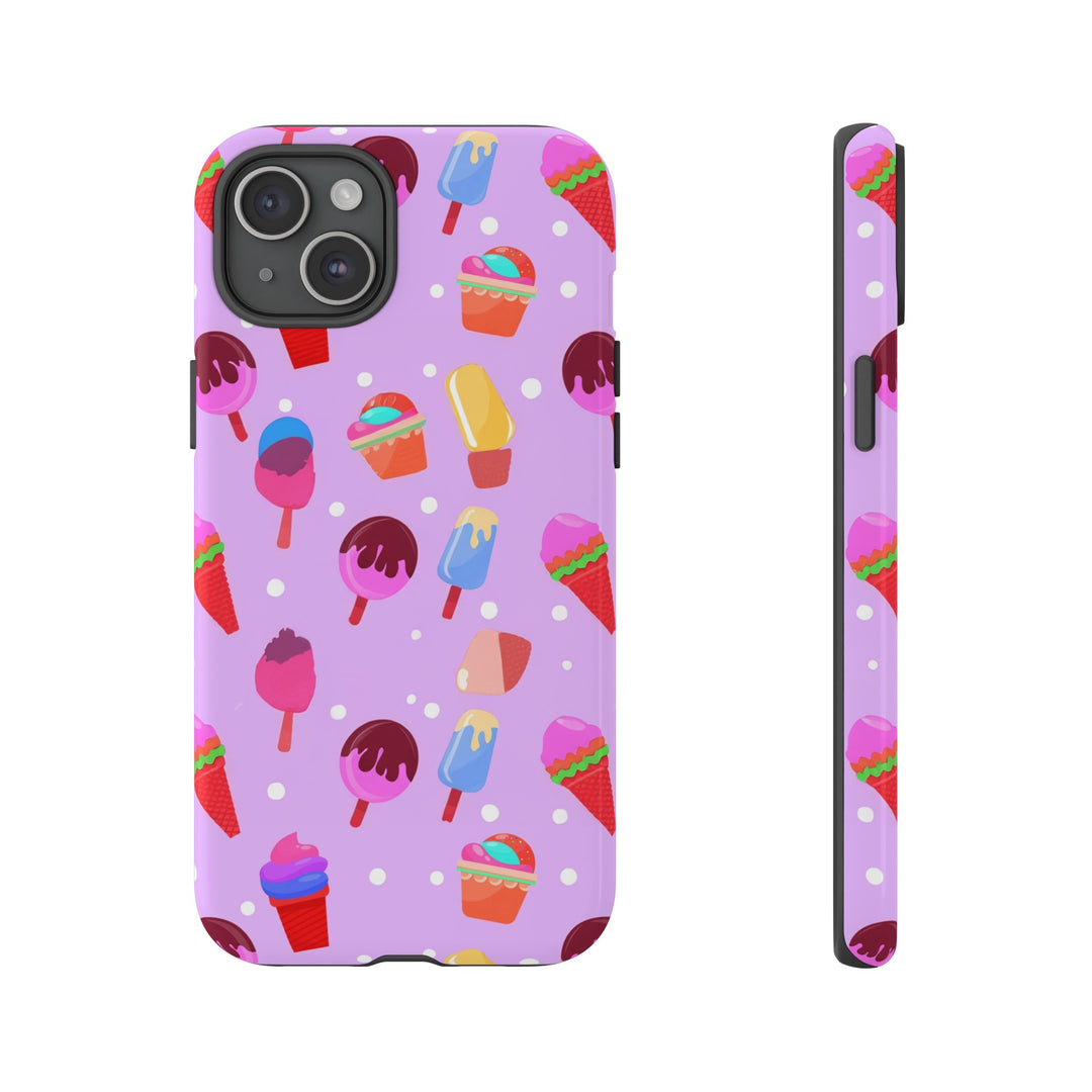 Cute Samsung Case | Cool Iphone Case | Summer Pink Ice - Cream, Samsung S24, S23, S22, S21, IPhone 15 Case | Iphone 14 Case, Iphone 13 Case - Studio40ParkLane