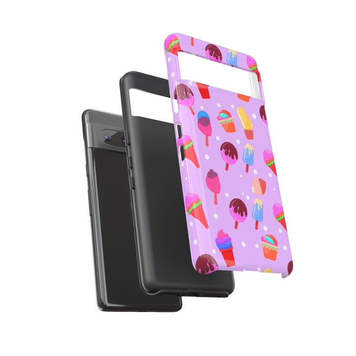 Cute Samsung Case | Cool Iphone Case | Summer Pink Ice - Cream, Samsung S24, S23, S22, S21, IPhone 15 Case | Iphone 14 Case, Iphone 13 Case - Studio40ParkLane