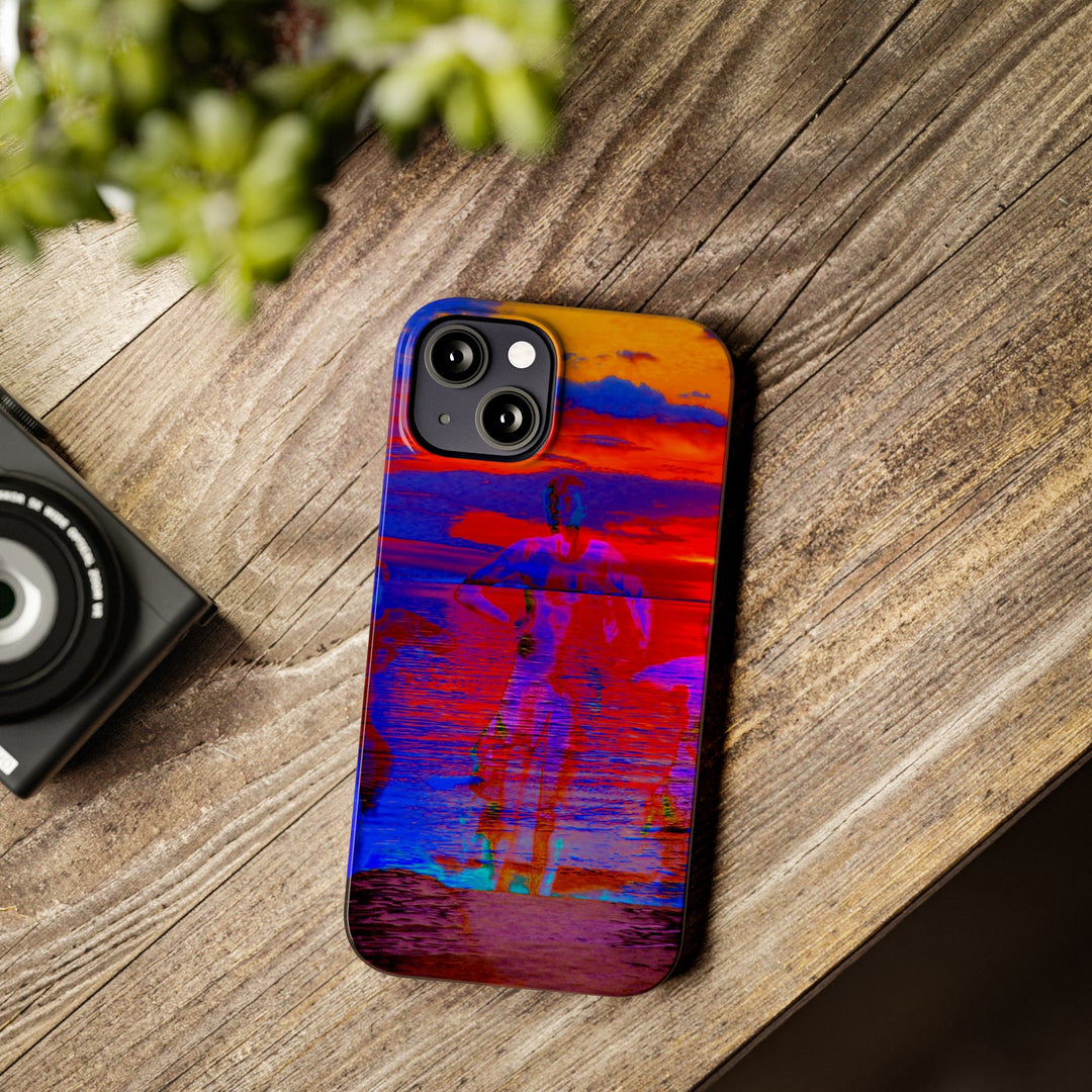 Slim Cute Phone Cases for Iphone | iPhone 15 Case | iPhone 15 Pro Max, Iphone 14 Case, Iphone 14 Pro Max, Iphone 13, Red Blue Sunset - Studio40ParkLane