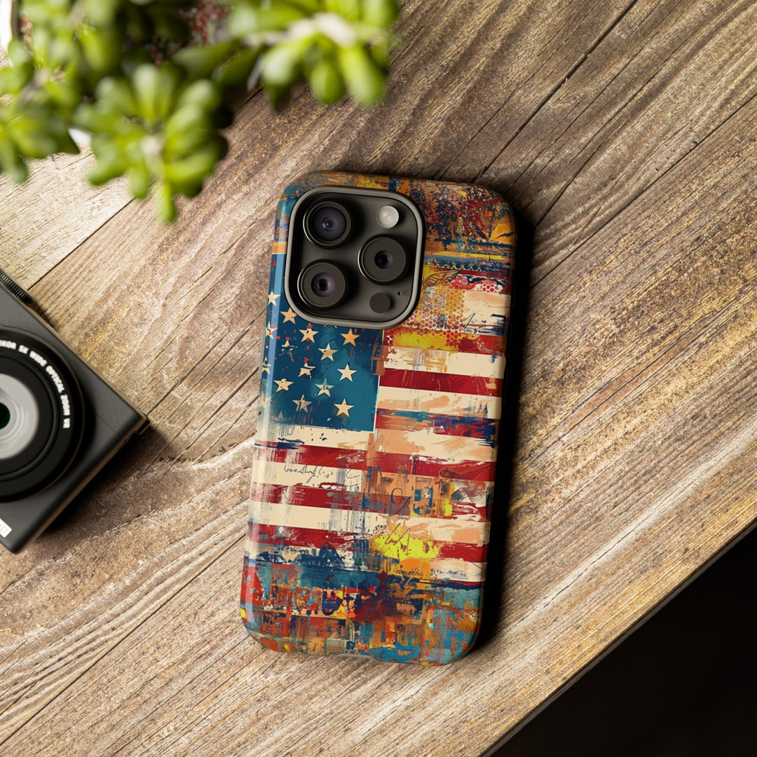 Impact Resistant, American Flag, Cute Phone Cases for Samsung S24, S23, S22, S21, IPhone 15 pro Iphone 14 pro Iphone 13 IPhone 12 Iphone 11 - Studio40ParkLane