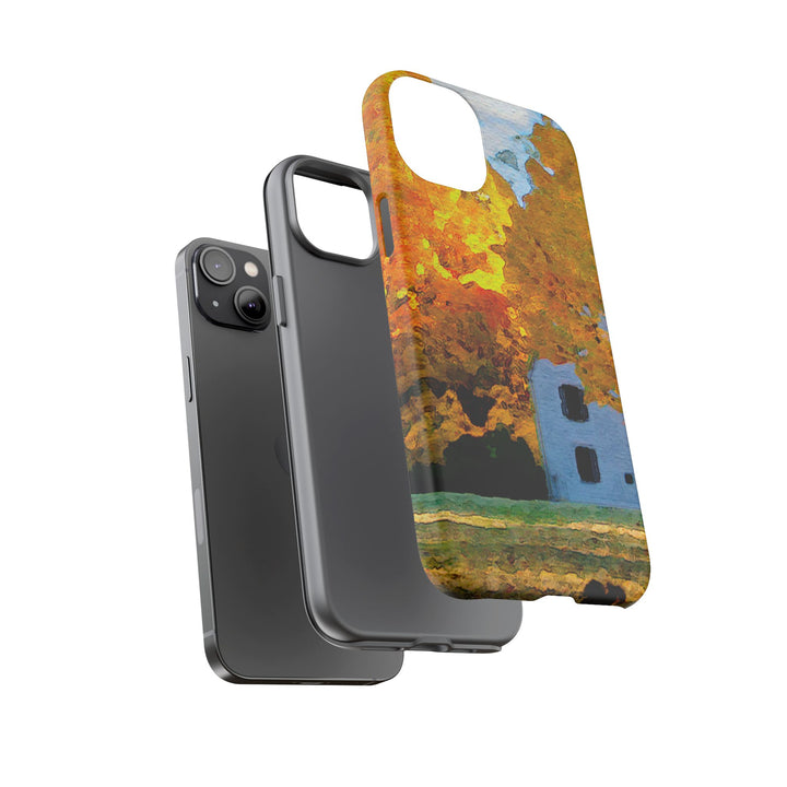 Impact Resistant, Fall Leaves Watercolor, Cute Phone Cases for Samsung S24, S23, S22, S21, IPhone 15 pro Iphone 14 pro Iphone 13 IPhone 12 Iphone 11 - Studio40ParkLane