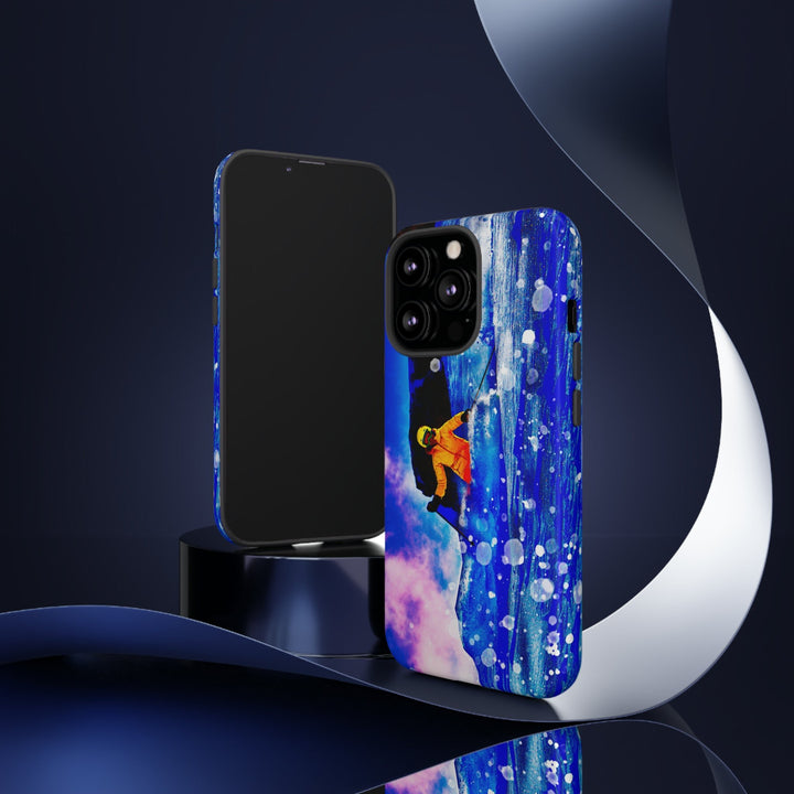 Cute IPhone Case | iPhone 15 Case | iPhone 15 Pro Max Case, Iphone 14 Case, Iphone 14 Pro Max Case IPhone Case for Art Lovers, Skier Mountain - Studio40ParkLane