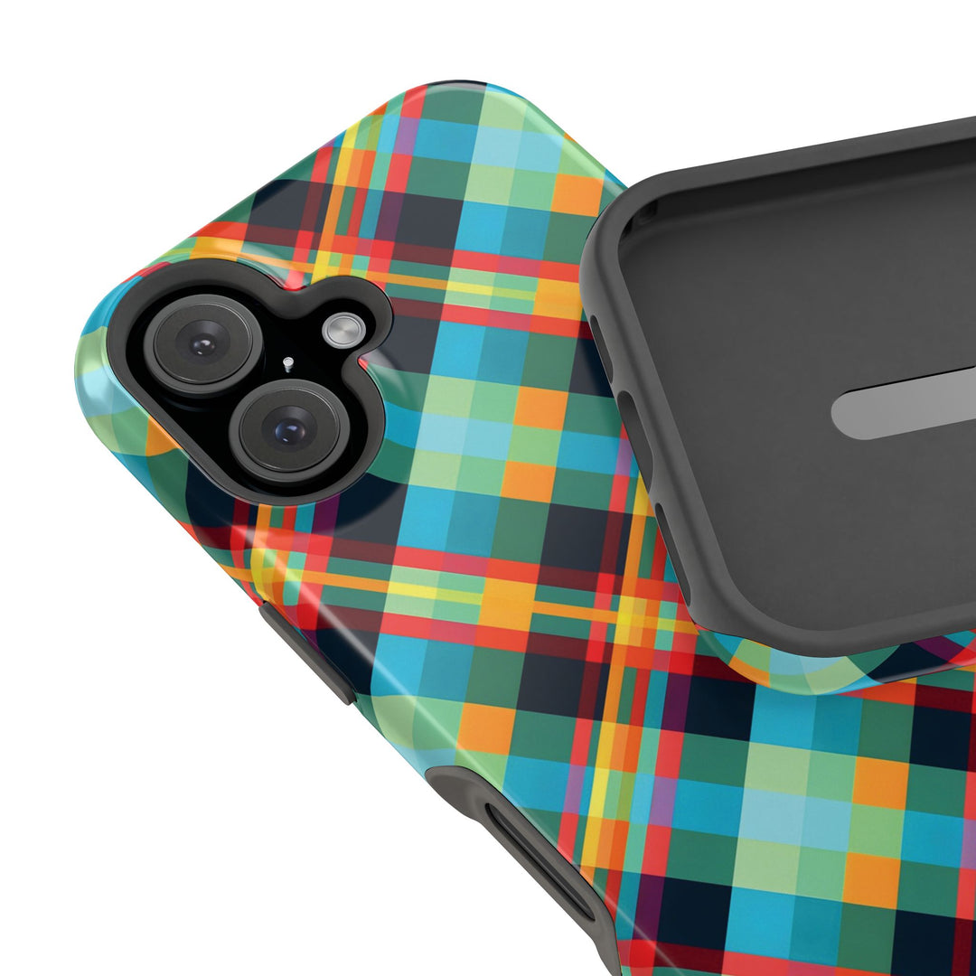 Checkered Plaid Magsafe Gift for Her Cute Phone Case for Iphone, | iPhone 16 | iPhone 15 Pro Max, Iphone 14 Pro Max, 13 12 11 10 9 8 7 - Studio40ParkLane