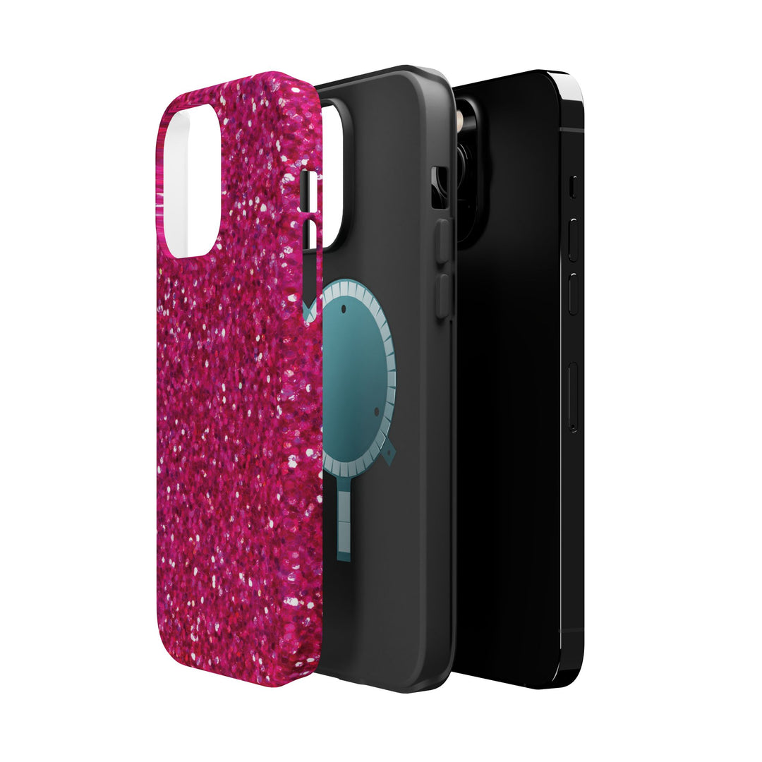 Non Glitter Pink Color Composition Magsafe Cute Phone Case for Iphone Gift for Her, | iPhone 15 Case | iPhone 15 Pro Max Case, Iphone 14, Iphone 14 Pro Max, Iphone 13, Iphone 16 - Studio40ParkLane