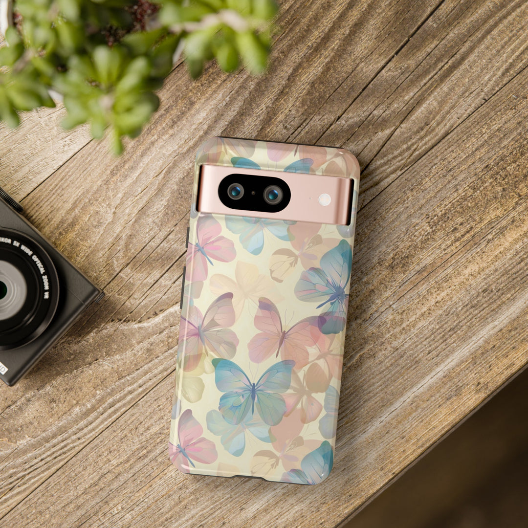 Cute Samsung Case | Cool Iphone Case | Summer Pastel Butterflies, Samsung S24, S23, S22, S21, IPhone 15 Case | Iphone 14 Case, Iphone 13 Case - Studio40ParkLane