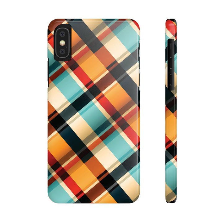 Slim Checkered Plaid Gift for Her Cute Phone Cases for Iphone 16 Pro Max | iPhone 15 Case | iPhone 15 Pro Max Case, Iphone 14, 13, 12, 11, 10, 8, 7 - Studio40ParkLane