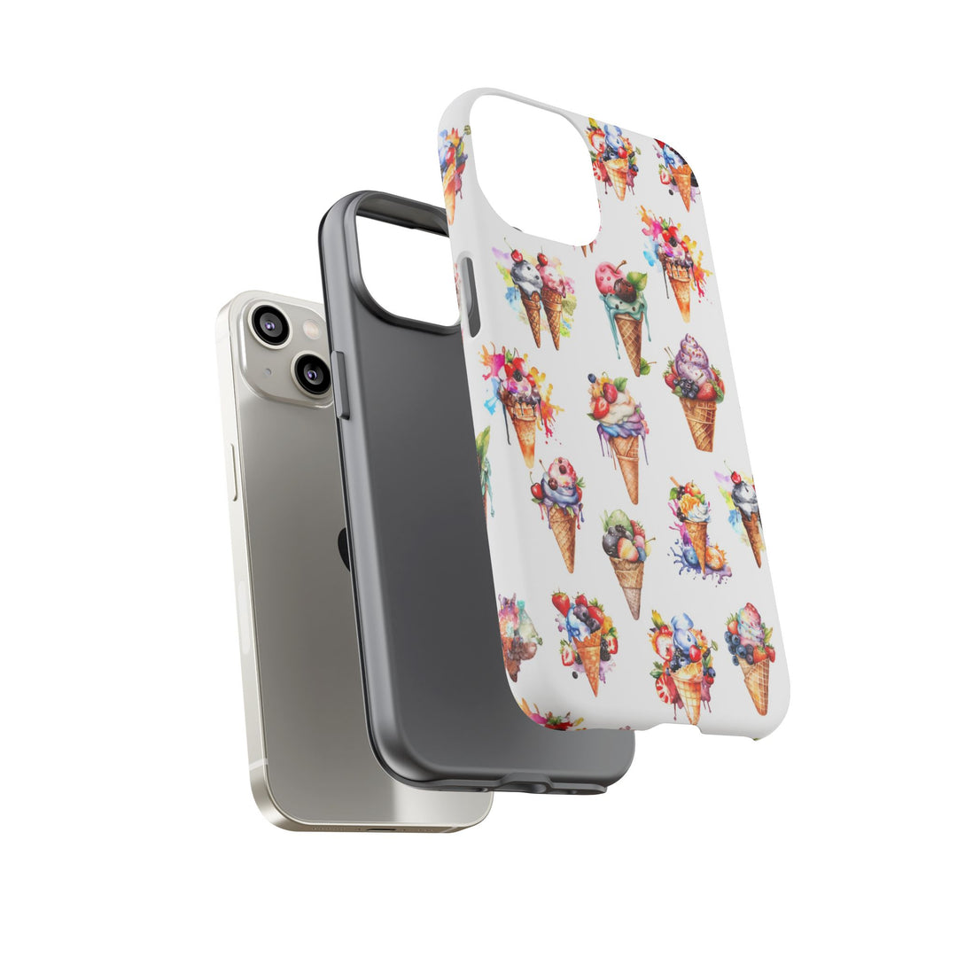 Impact Resistant, Summer Icecream, Cute Phone Cases for Samsung S24, S23, S22, S21, IPhone 15 pro, Iphone 14 pro, Iphone 13 IPhone 12, Iphone 11 - Studio40ParkLane