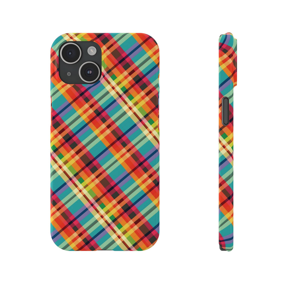 Slim Checkered Plaid Gift for Her Cute Phone Cases for Iphone 16 Pro Max | iPhone 15 Case | iPhone 15 Pro Max Case, Iphone 14, 13, 12, 11, 10, 8, 7 - Studio40ParkLane