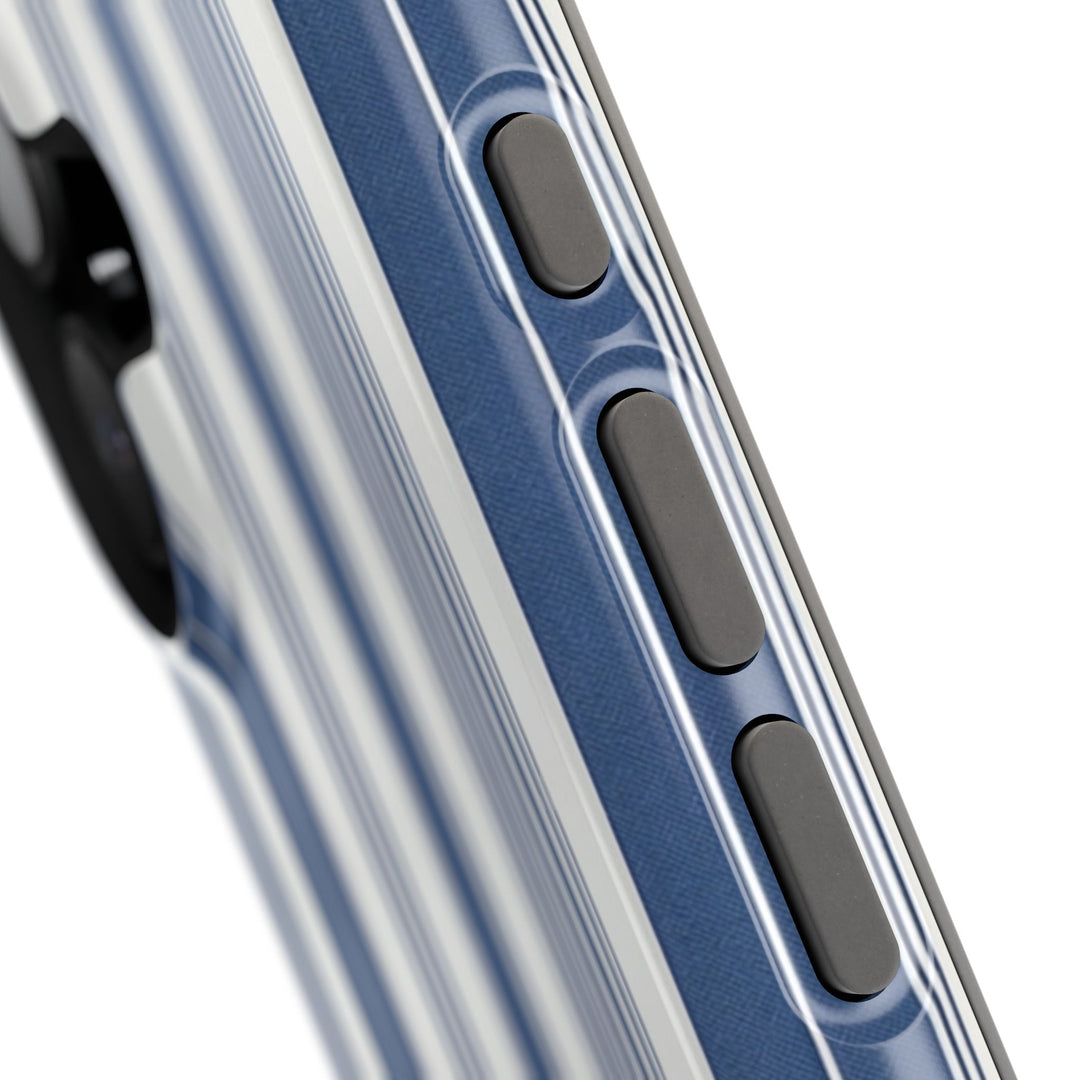 MagSafe Cute Phone Case, Coastal Striped Phone Case for iPhone 17 16 15 14 13 12 Pro Max, Samsung S26 S25 S24 Ultra case - Studio40ParkLane