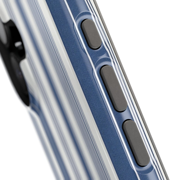 MagSafe Cute Phone Case, Coastal Striped Phone Case for iPhone 17 16 15 14 13 12 Pro Max, Samsung S26 S25 S24 Ultra case - Studio40ParkLane