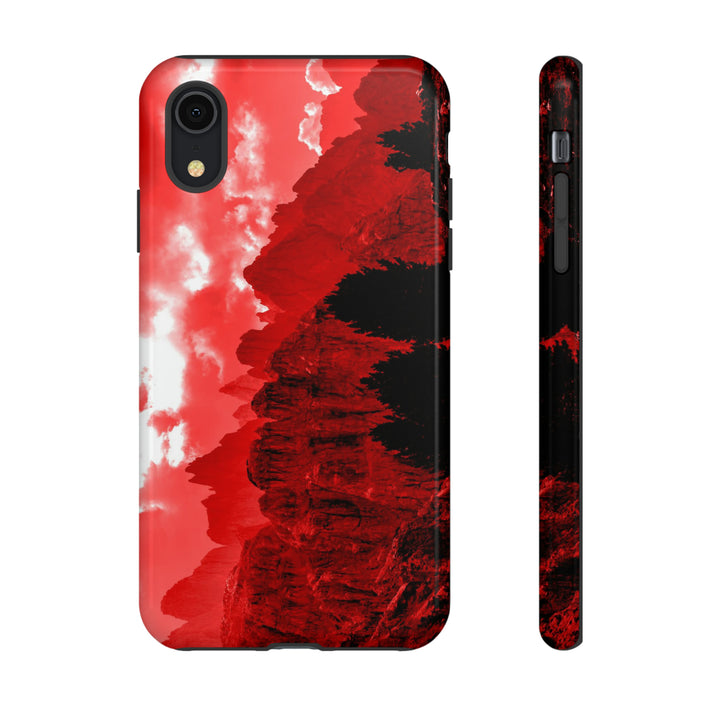 Cute IPhone Case | iPhone 15 Case | iPhone 15 Pro Max Case, Iphone 14 Case, Iphone 14 Pro Max Case IPhone Case for Art Lovers - Red Mountains - Studio40ParkLane