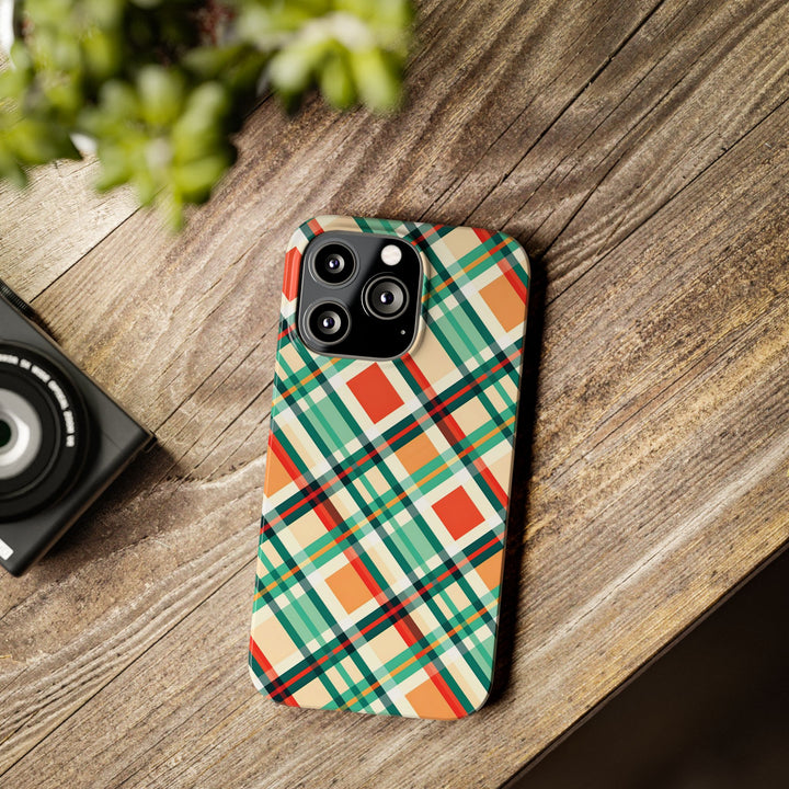Slim Checkered Plaid Gift for Her Cute Phone Cases for Iphone 16 Pro Max | iPhone 15 Case | iPhone 15 Pro Max Case, Iphone 14, 13, 12, 11, 10, 8, 7 - Studio40ParkLane