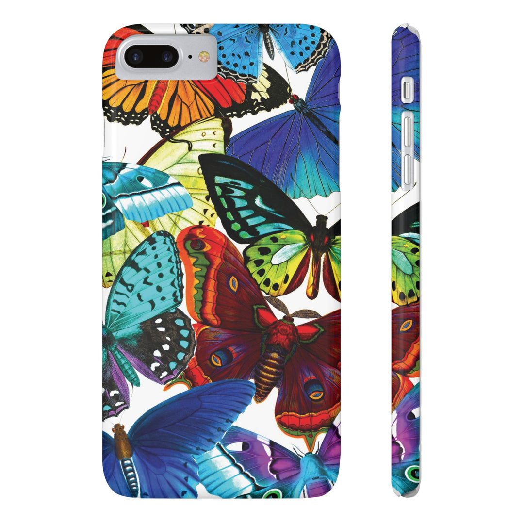 Slim Bright Butterflies Gift for Her Cute Phone Cases for Iphone 16 Pro Max | iPhone 15 Case | iPhone 15 Pro Max Case, Iphone 14, Iphone 14 Pro Max, Iphone 13 12 11 8 7 - Studio40ParkLane