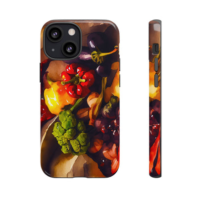 Impact Resistant, Fall Farm Vegetables, Cute Phone Cases for Samsung S24, S23, S22, S21, IPhone 15 pro Iphone 14 pro Iphone 13 IPhone 12 Iphone 11