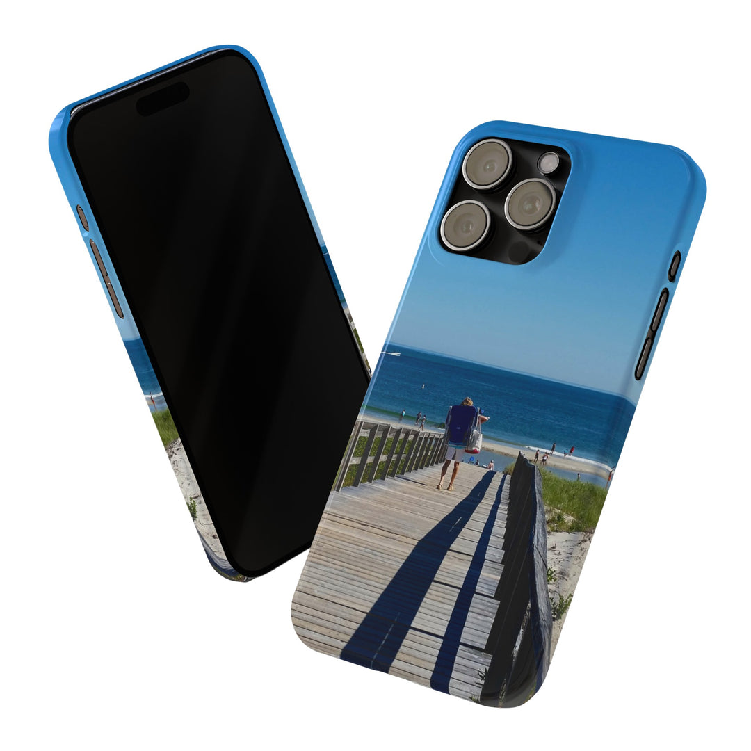 Slim Cute Phone Cases for Iphone - | iPhone 15 Case | iPhone 15 Pro Max Case, Iphone 14 Case, Iphone 14 Pro Max, Iphone 13, Summer Beach Walk - Studio40ParkLane