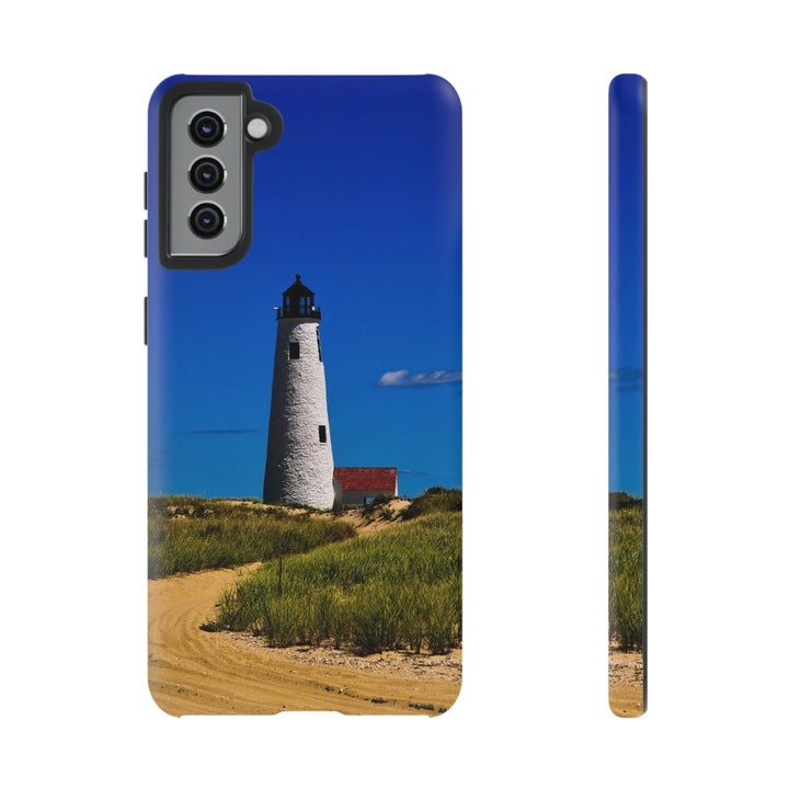 Cute Samsung Phone Case | Aesthetic Samsung Phone Case | Lighthouse Beach | Galaxy S23, S22, S21, S20 | Luxury Double Layer | Cool - Studio40ParkLane