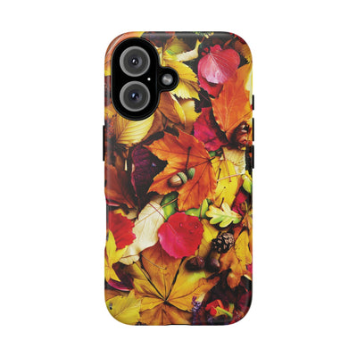 Aesthetic Tough Fall Leaves Foliage Premium Phone Case - For iPhone 17 Pro Max iPhone 16 Pro iPhone 15 Iphone 14 Plus 13 Pro 12 11 10 XR - Studio40ParkLane
