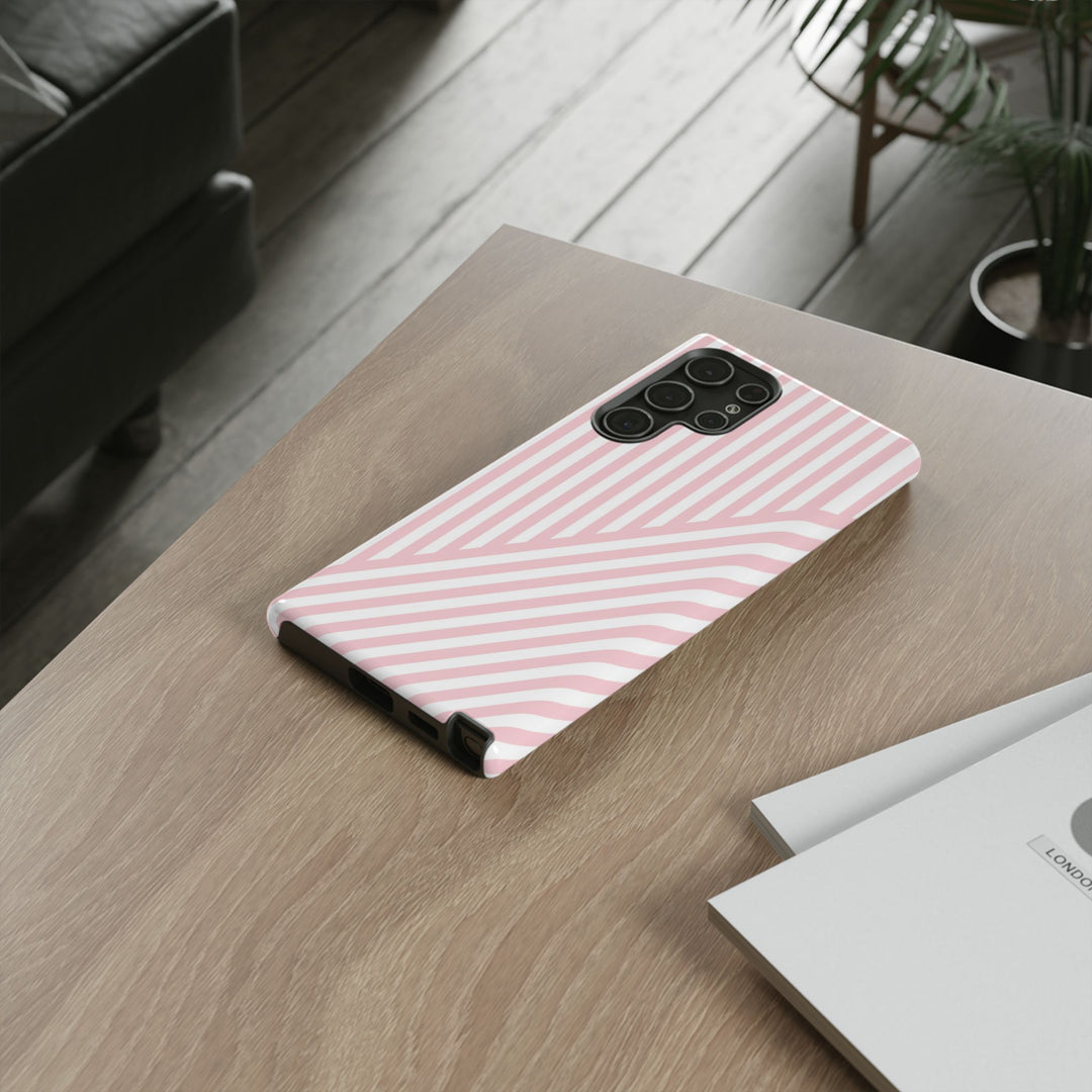 Custom Personalized Tough Phone Case - Aesthetic Stripes - For iPhone 17 Pro Max iPhone 16 Pro iPhone 15 Iphone 14 Iphone 13 Plus 13 12 11 - Studio40ParkLane