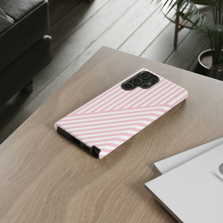 Custom Personalized Tough Phone Case - Aesthetic Stripes - For iPhone 17 Pro Max iPhone 16 Pro iPhone 15 Iphone 14 Iphone 13 Plus 13 12 11 - Studio40ParkLane