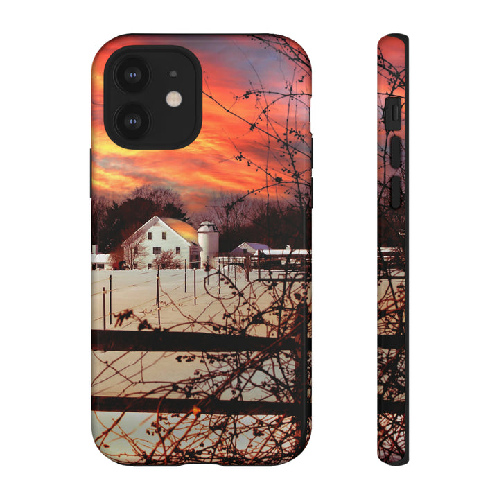 Cool Phone Case | Winter Sunset, For iPhone 15 Case | iPhone 15 Pro Case, Iphone 14 Case, Iphone 14 Pro Max Case, Protective Iphone Case - Studio40ParkLane