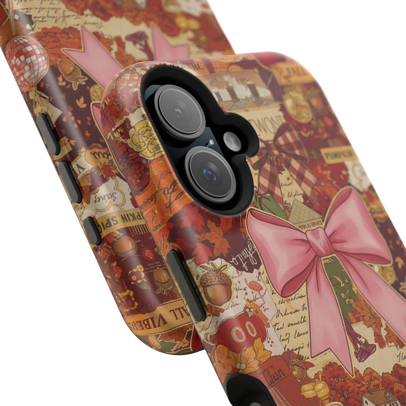 New England Fall Coquette Collage Tough Magsafe Cute Phone Cases for Iphone | iPhone 15 Pro Max Case, Iphone 14, Iphone 14 13 12 11 10 9 8 7 - Studio40ParkLane