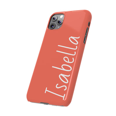 Personalized Initial Name Custom Slim Phone Cases for Iphone 16 Pro Max | iPhone 15 Case | iPhone 15 Pro Max Case, Iphone 14, 13, 12, 11, 10, 8, 7 - Studio40ParkLane