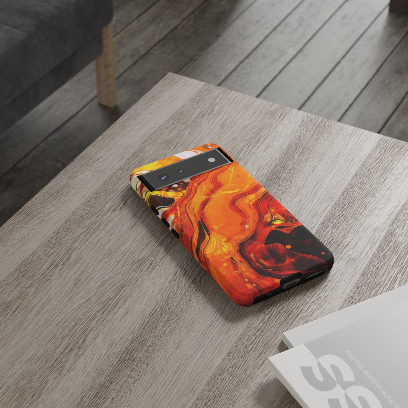 Impact Resistant, Fall Colors Marble, Cute Phone Cases for Samsung S24, S23, S22, S21, IPhone 15 pro Iphone 14 pro Iphone 13 IPhone 12 Iphone 11