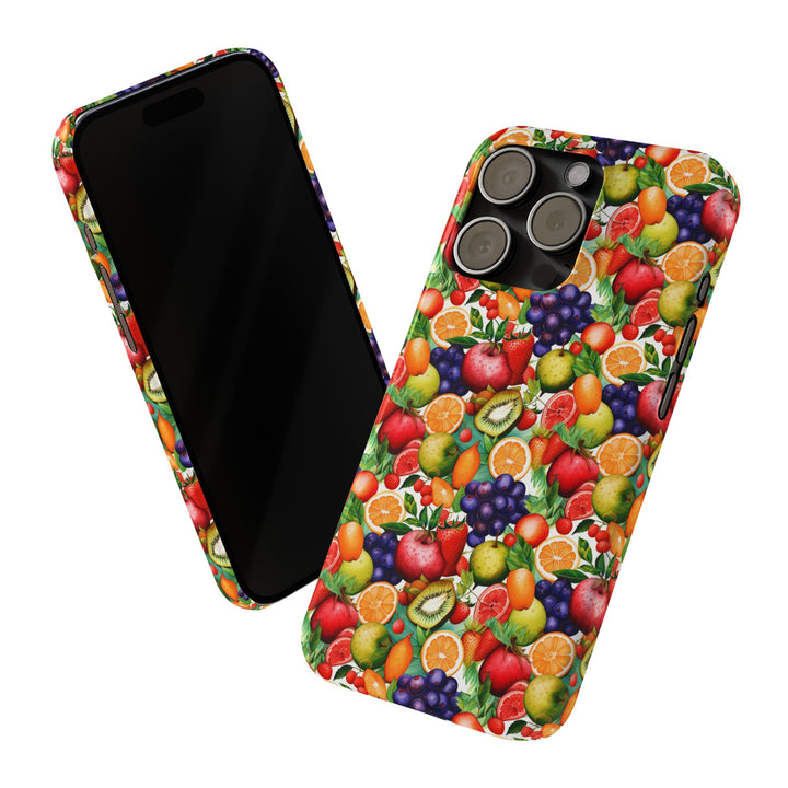 Slim Cute Phone Cases for Iphone | iPhone 15 Case | iPhone 15 Pro Max Case, Iphone 14, Iphone 14 Pro Max, Iphone 13, Summer Fruit Mix Selection - Studio40ParkLane