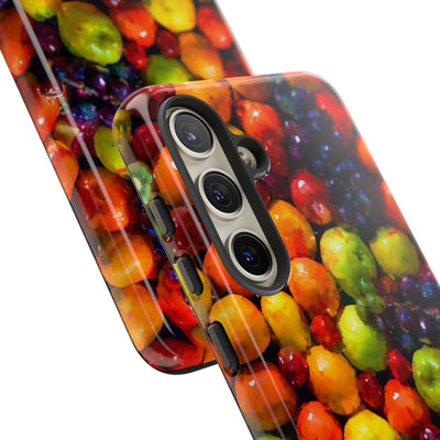 Impact Resistant, Fall Fruit, Cute Phone Cases for Samsung S24, S23, S22, S21, IPhone 15 pro Iphone 14 pro Iphone 13 IPhone 12 Iphone 11