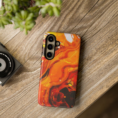 Impact Resistant, Fall Colors Marble, Cute Phone Cases for Samsung S24, S23, S22, S21, IPhone 15 pro Iphone 14 pro Iphone 13 IPhone 12 Iphone 11