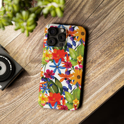 Slim Spring Flowers Gift for Her Cute Phone Cases for Iphone 16 Pro Max | iPhone 15 Case | iPhone 15 Pro Max Case, Iphone 14, 13, 12, 11, 10, 8, 7 - Studio40ParkLane