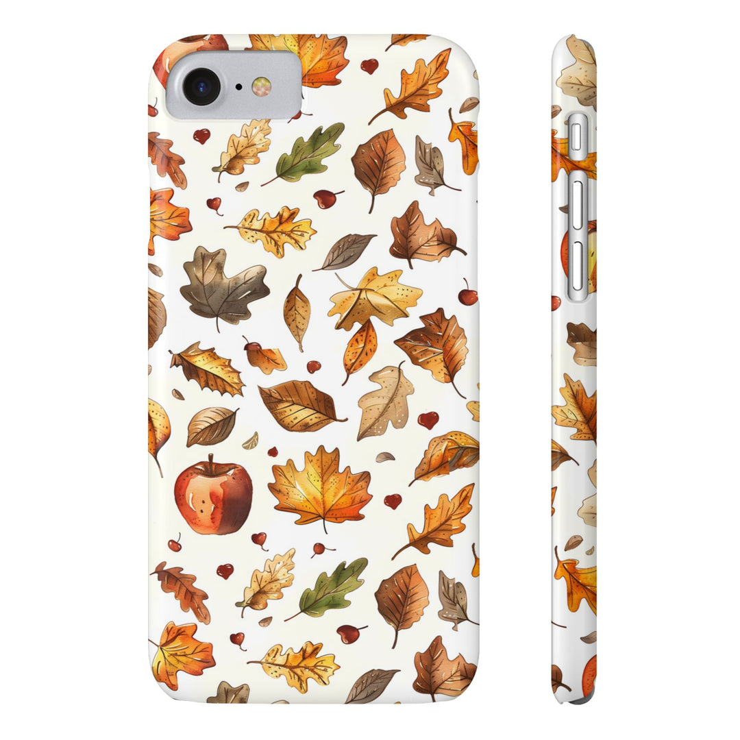 Slim Fall Autumn Leaves Gift for Her Cute Phone Cases for Iphone 16 | iPhone 15 Case | iPhone 15 Pro Max Case, Iphone 14, Iphone 14 Pro Max, Iphone 13, Slim - Studio40ParkLane