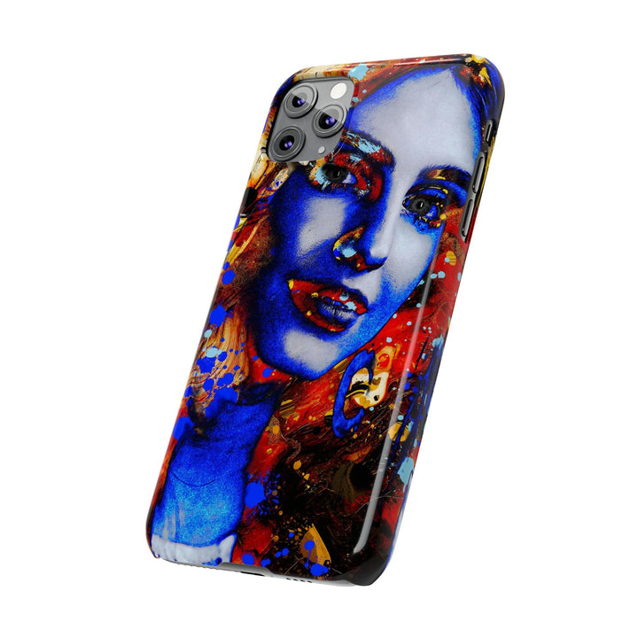 Slim Cute Phone Cases for Iphone - | iPhone 15 Case | iPhone 15 Pro Max Case, Iphone 14 Case, Iphone 14 Pro Max, Iphone 13, Marble Splash Face - Studio40ParkLane